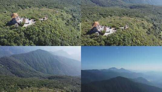 航拍广东东莞海拔最高的建筑物高清在线视频素材下载