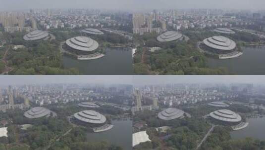 杭州城北体育公园高清在线视频素材下载