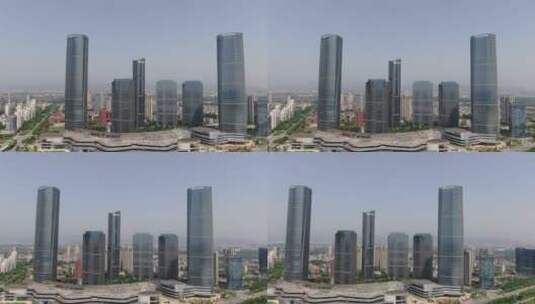 广东珠海横琴金融中心商务建筑高清在线视频素材下载