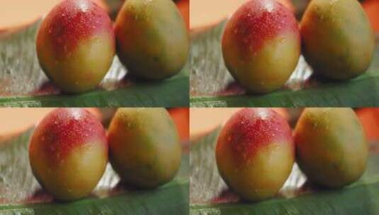 油桃的镜头特写高清在线视频素材下载