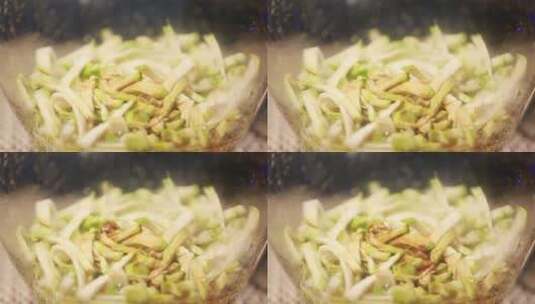 酸菜罐泡菜坛子腌制榨菜咸菜高清在线视频素材下载