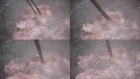 水煮牛肉发柴不嫩高清在线视频素材下载