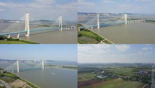 广州南沙港铁路高清在线视频素材下载