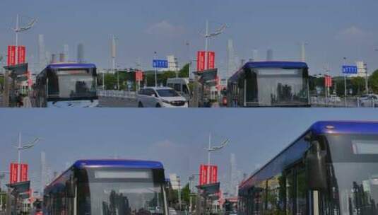 广西南宁民族大道街景高清在线视频素材下载