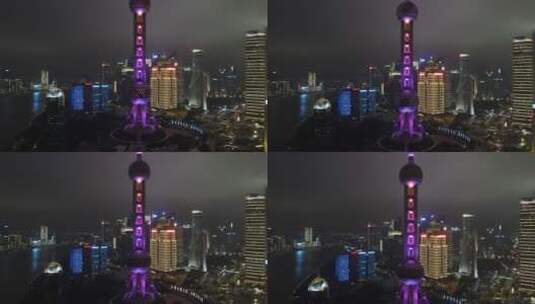 上海东方明珠航拍-4K原素材高清在线视频素材下载