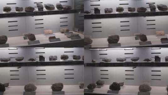 各种玉石矿石石材石料陈列展览高清在线视频素材下载