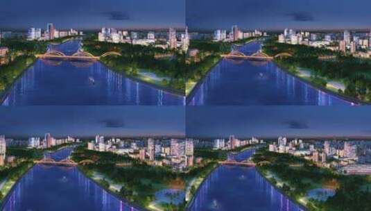 23三维CG城市景观动画展示高清在线视频素材下载