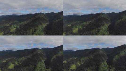 大山里的蓝天白云高清在线视频素材下载