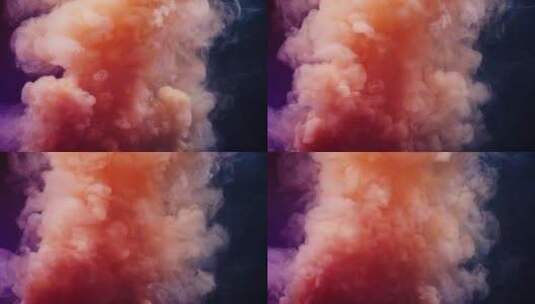高清精品流体彩色烟雾素材4高清在线视频素材下载