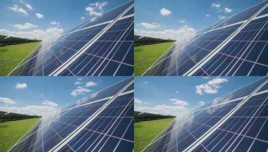光伏延时 光伏电站 新能源 太阳能高清在线视频素材下载