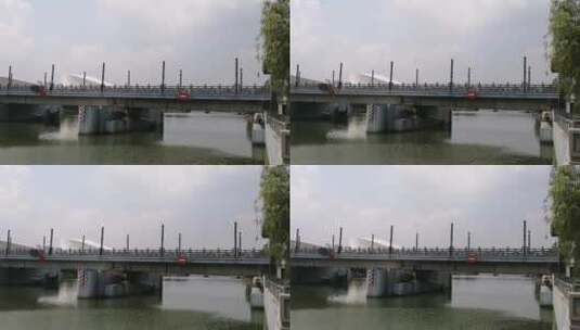 桥上的风景高清在线视频素材下载