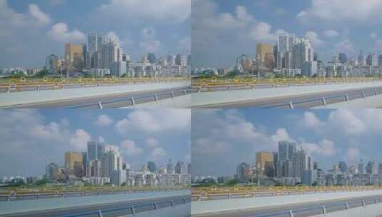广西柳州城市风光车流延时高清在线视频素材下载