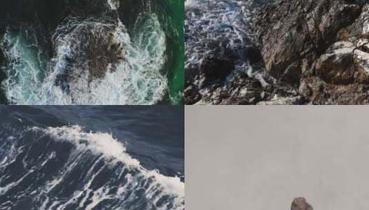 海浪升格海浪慢镜头高清在线视频素材下载