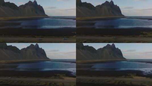 航拍自驾越野 冰岛西角山高清在线视频素材下载