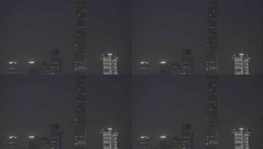 城市夜景 办公楼夜景高清在线视频素材下载