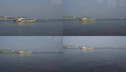 印尼大海海岛游船地拍709高清在线视频素材下载