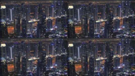 迪拜城市风光延时摄影高清在线视频素材下载