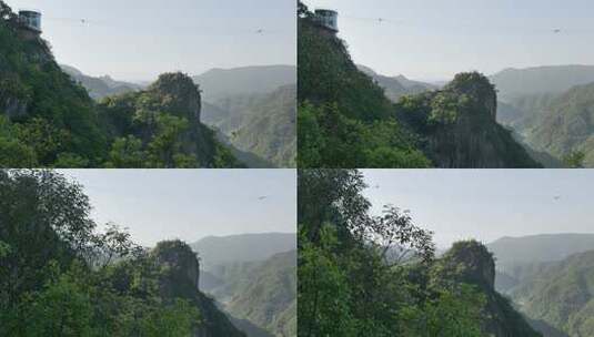 浙江温州楠溪江自然风景，龙湾潭高清在线视频素材下载