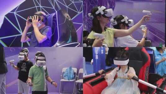 VR游戏科技高清在线视频素材下载
