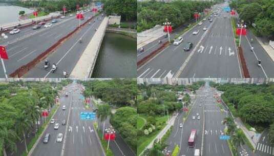 国庆城市街道高清在线视频素材下载