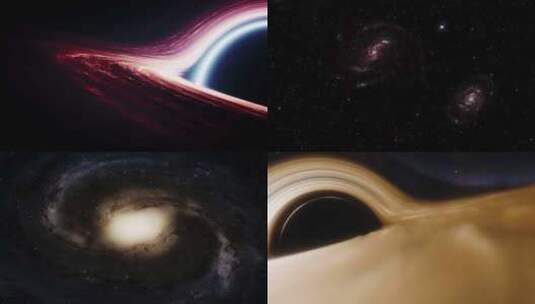宇宙黑洞高清在线视频素材下载