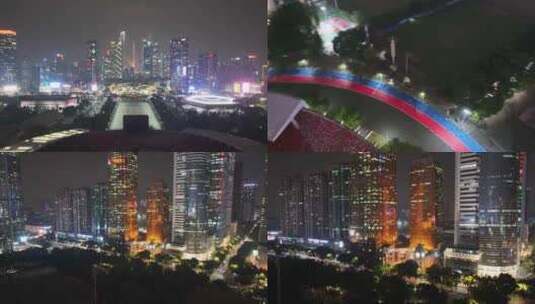 广州中国市长大厦航拍高清在线视频素材下载