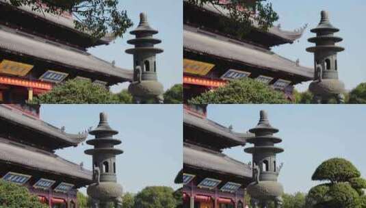 苏州重元寺寺庙高清在线视频素材下载