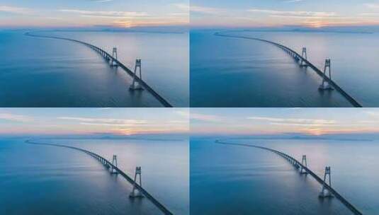 港珠澳大桥-4高清在线视频素材下载