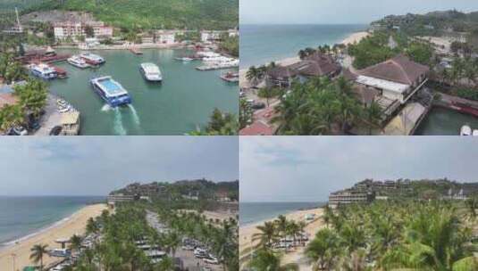 海南分界洲岛航拍风光高清在线视频素材下载