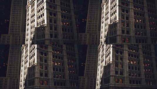 纽约市的摩天大楼高清在线视频素材下载