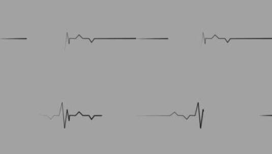 心跳脉搏动画视频，医学概念高清在线视频素材下载