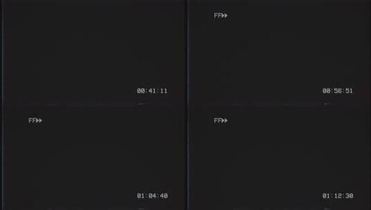 用于覆盖的盒式录像机VCR或VHS FF高清在线视频素材下载