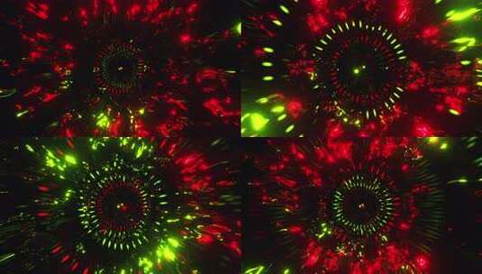 隧道史诗的3d运动循环抽象彩色未来螺旋隧高清在线视频素材下载