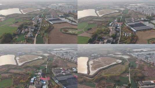池州市贵池区秋江街道莲台村石家村高清在线视频素材下载