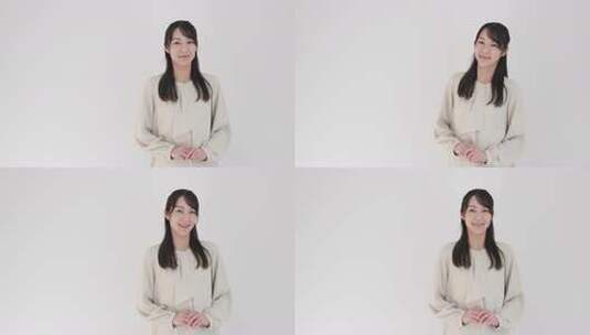 目笑若人女性高清在线视频素材下载