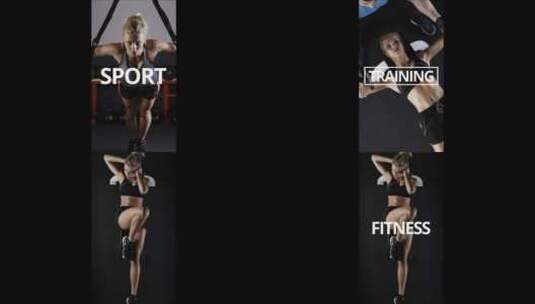 竖版竖屏节奏感ins风运动健身应用营销品牌视频AE模板高清AE视频素材下载