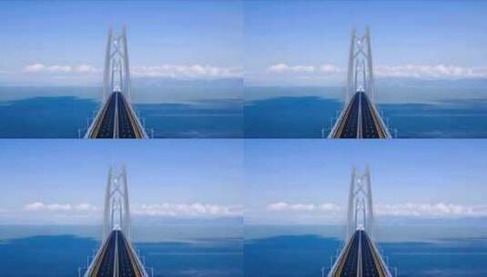 港珠澳大桥-5高清在线视频素材下载