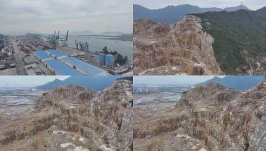 珠海金湾高栏采石厂高清在线视频素材下载