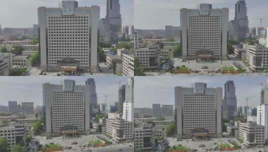 石家庄市人民政府大楼高清在线视频素材下载