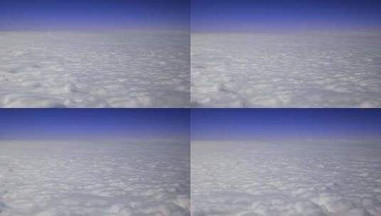 空中飞机上震撼航拍云海高清在线视频素材下载