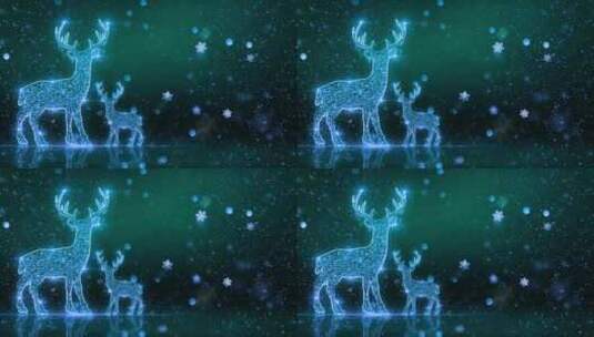 童话中的鹿高清在线视频素材下载