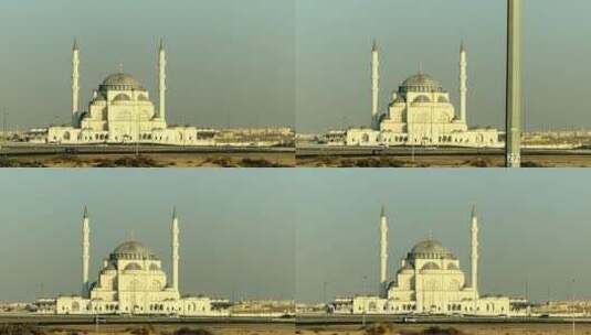 清真寺的建筑高清在线视频素材下载