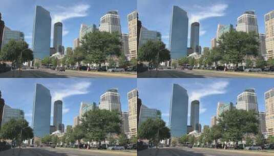 明尼阿波利斯城市的高楼建筑高清在线视频素材下载
