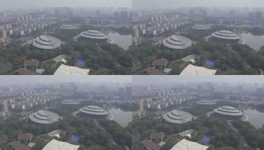 杭州城北体育公园高清在线视频素材下载