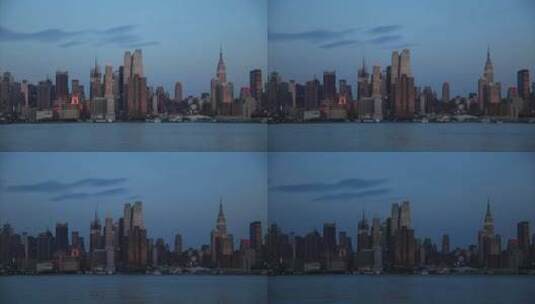 纽约的日落高清在线视频素材下载