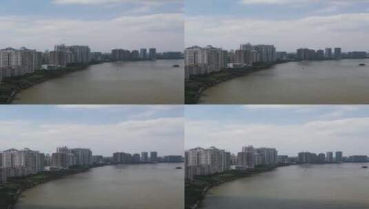 广州海珠航拍高清在线视频素材下载