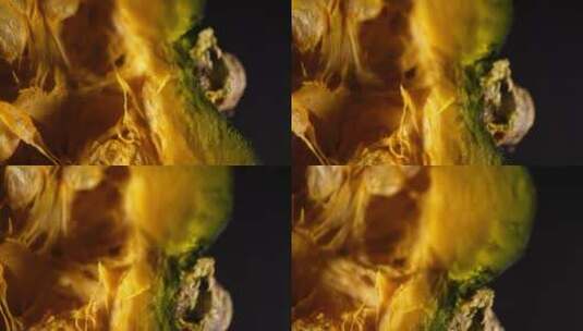 贝贝南瓜籽南瓜肉粗粮高清在线视频素材下载