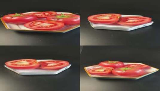 食材番茄西红柿高清在线视频素材下载
