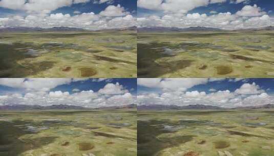 西藏新藏线当却藏布雅鲁藏布江湿地自然风光高清在线视频素材下载