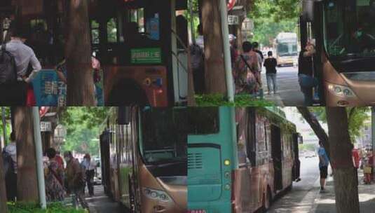 郑州公交城市公交公共交通高清在线视频素材下载
